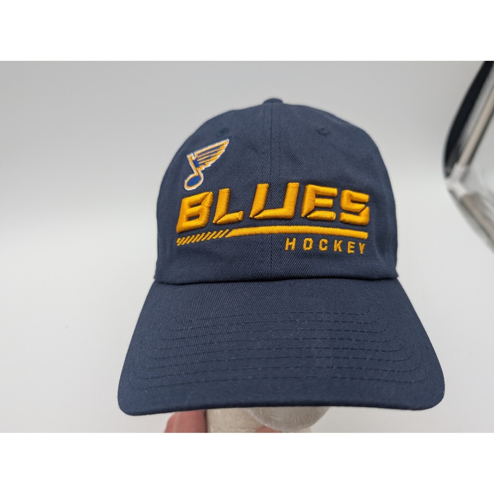 Fanatics St Louis Blues NHL Authentic Pro Navy Blue Adjustable Hat Cap Mens